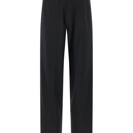 Nensi Dojaka Black Virgin Wool Casual Pants
