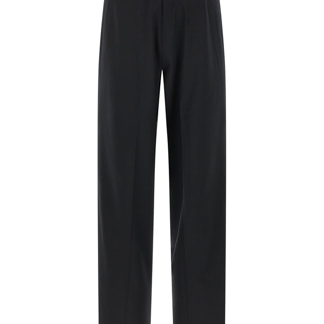 Nensi Dojaka Black Virgin Wool Casual Pants