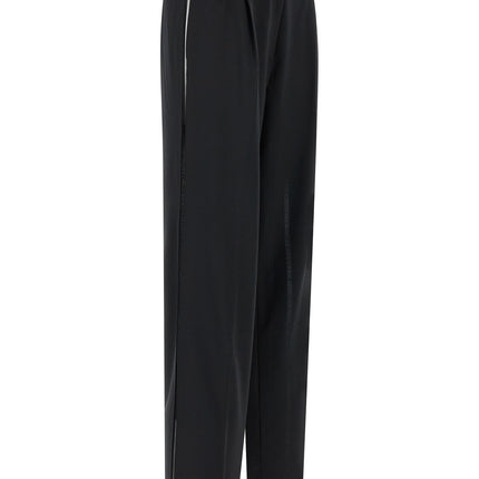Nensi Dojaka Black Virgin Wool Casual Pants
