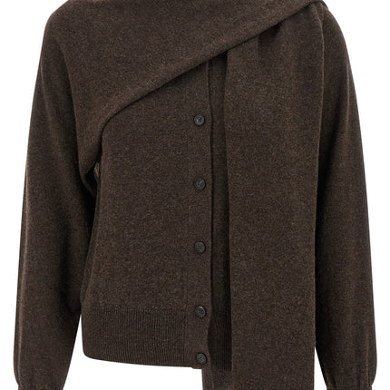 Ferragamo Brown Cashmere Cardigan