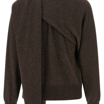 Ferragamo Brown Cashmere Cardigan