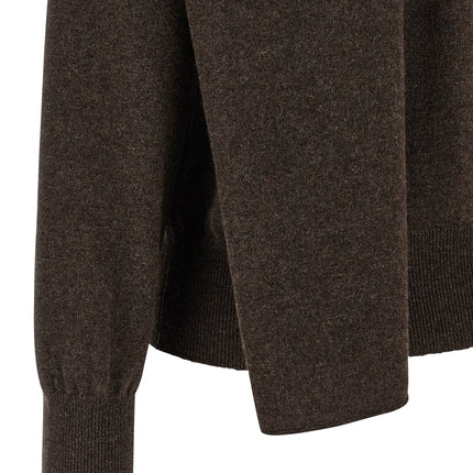 Ferragamo Brown Cashmere Cardigan