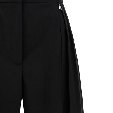 Giuseppe Di Morabito Black Virgin Wool Dress Pants