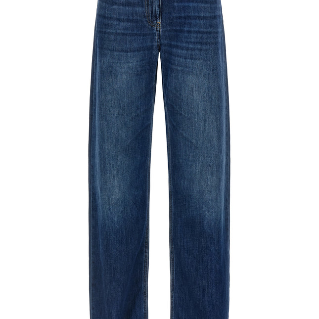 Elisabetta Franchi Blue Cotton Jeans Denim