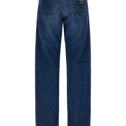 Elisabetta Franchi Blue Cotton Jeans Denim