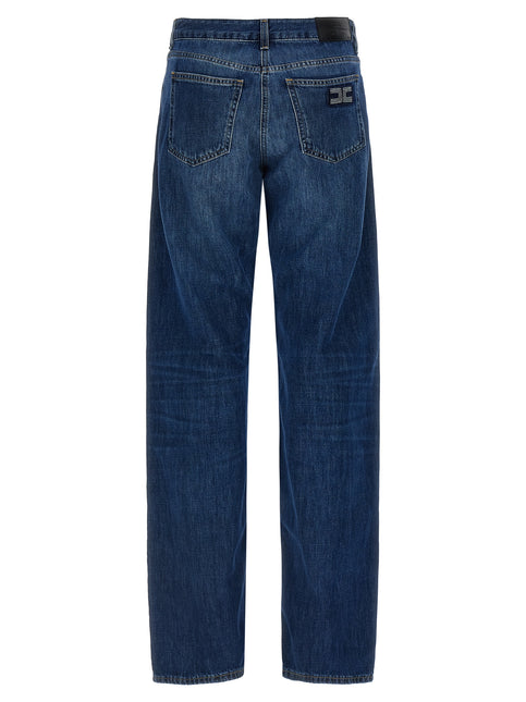 Elisabetta Franchi Blue Cotton Jeans Denim Elisabetta Franchi