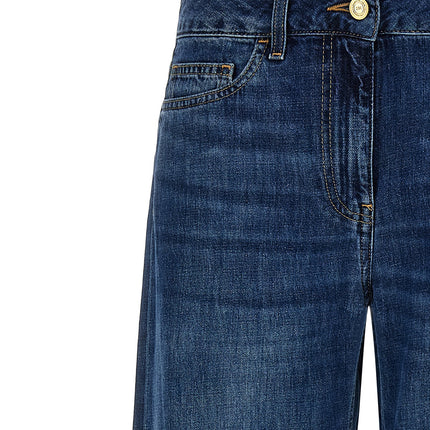 Elisabetta Franchi Blue Cotton Jeans Denim
