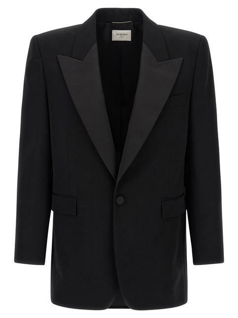 Saint Laurent Black Wool Blazer
