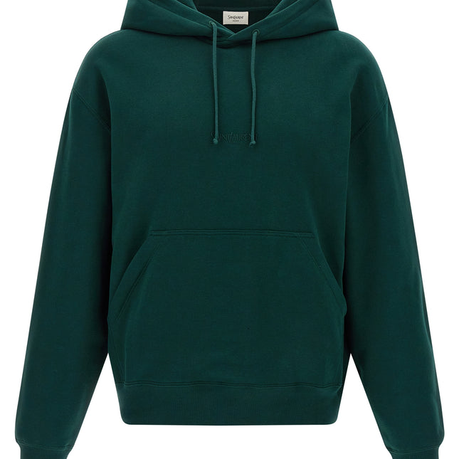 Saint Laurent Bicolor Cotton Sweatshirt