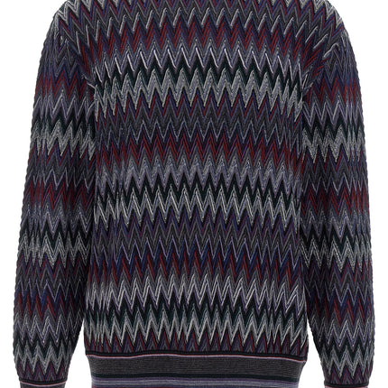 Missoni Blue Wool Cardigan