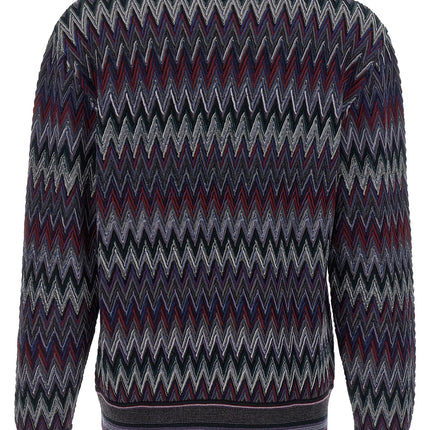 Missoni Blue Wool Cardigan