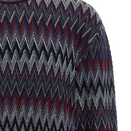 Missoni Blue Wool Cardigan