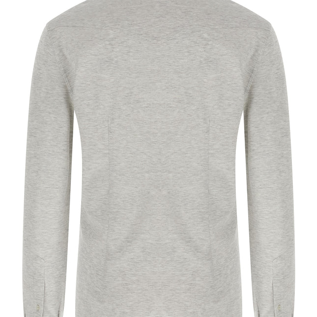 Brunello Cucinelli Gray Cotton Blouse