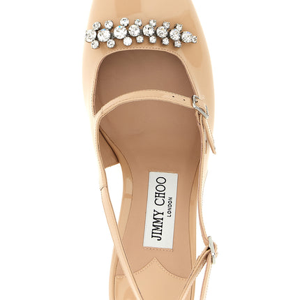 Jimmy Choo Multicolor Leather Mid Heel Pumps