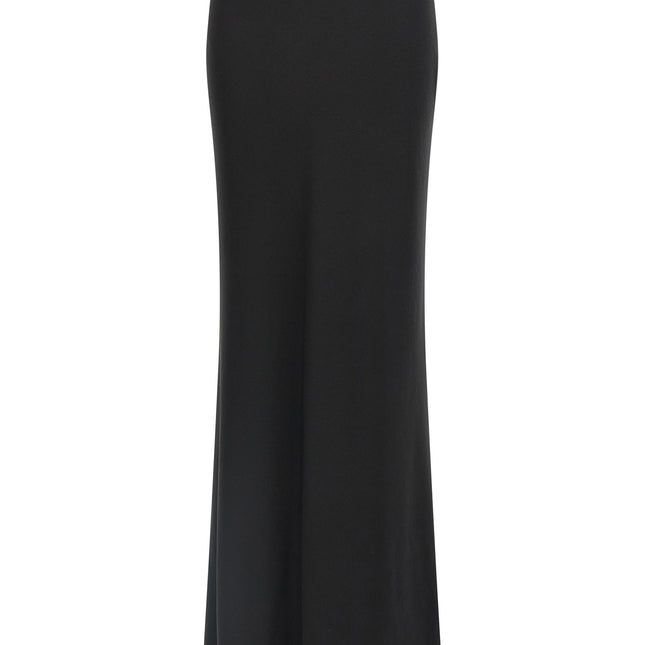Alessandra Rich Black Virgin Wool Mini Skirt