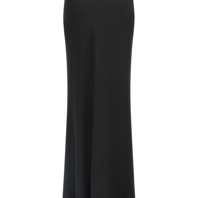 Alessandra Rich Black Virgin Wool Mini Skirt