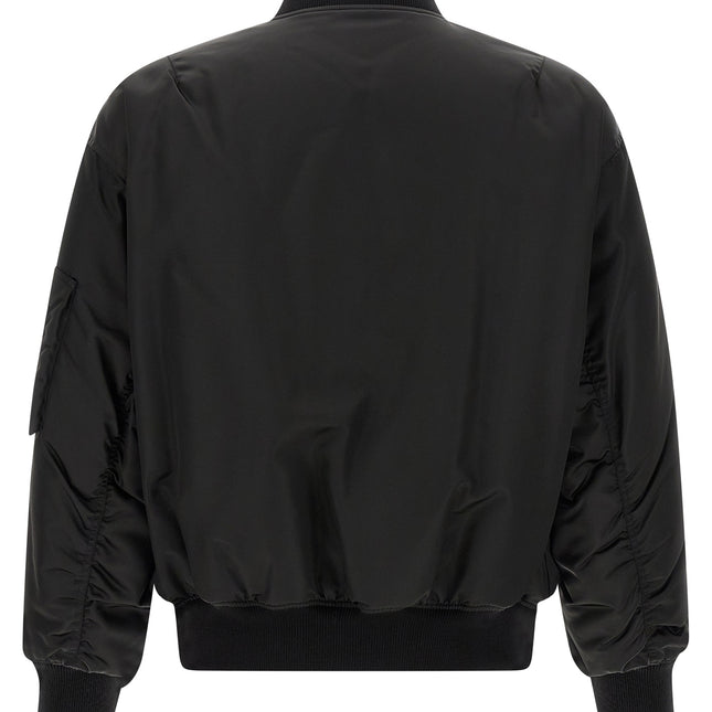 Saint Laurent Black Polyamide Bomber