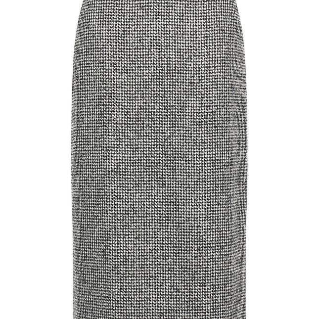 Ermanno Scervino Bicolor Wool Midi Skirt