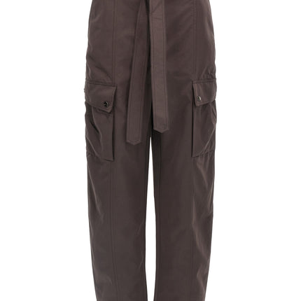The Andamane Brown Polyester Cargo Pants