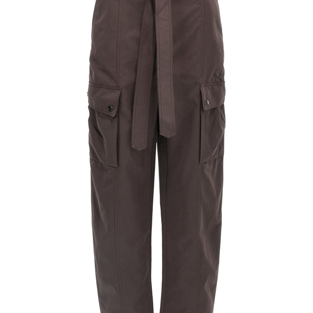 The Andamane Brown Polyester Cargo Pants