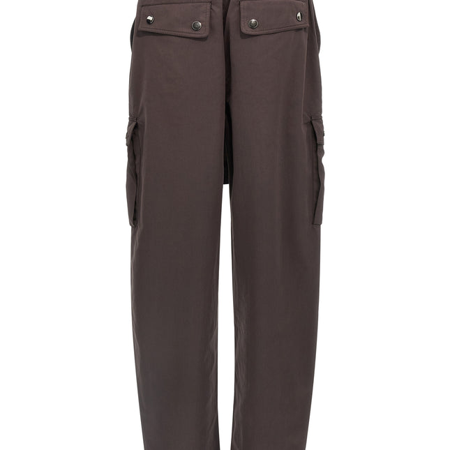 The Andamane Brown Polyester Cargo Pants
