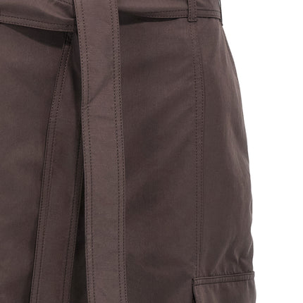 The Andamane Brown Polyester Cargo Pants