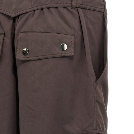 The Andamane Brown Polyester Cargo Pants