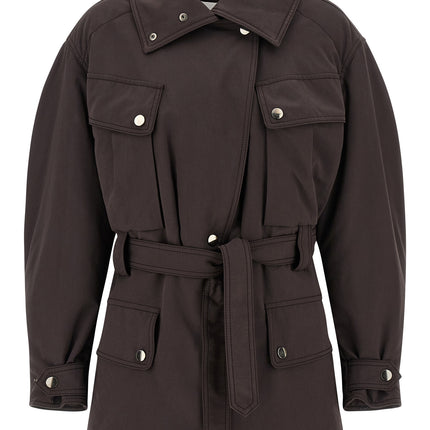 The Andamane Brown Polyester Parka
