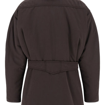 The Andamane Brown Polyester Parka
