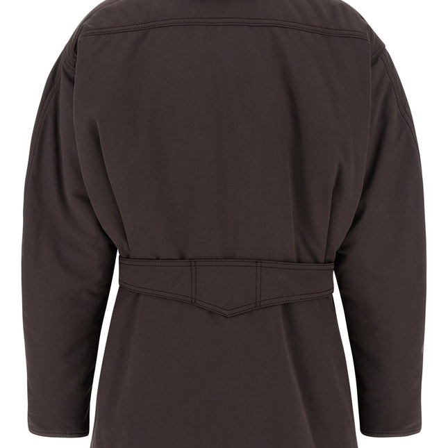 The Andamane Brown Polyester Parka