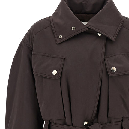 The Andamane Brown Polyester Parka