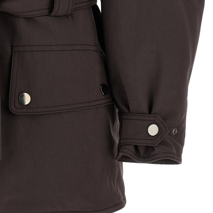 The Andamane Brown Polyester Parka