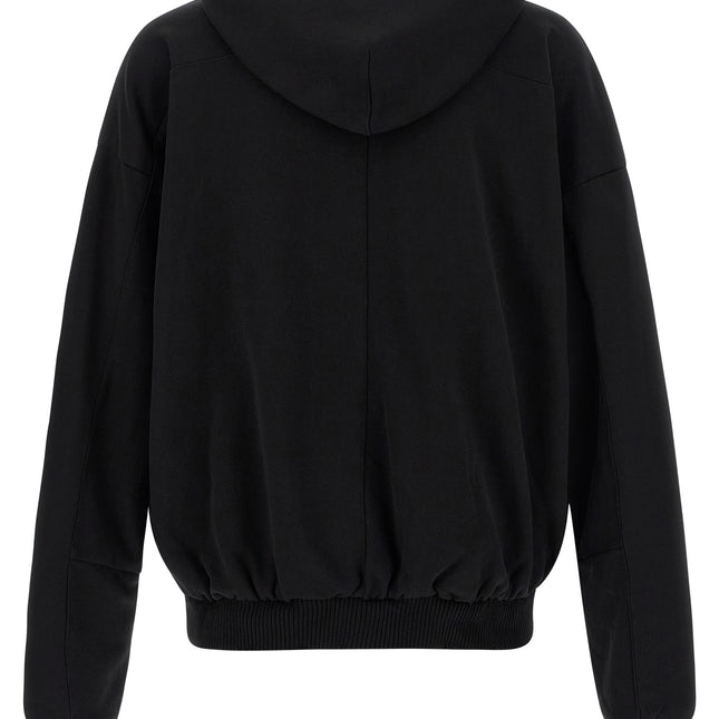 Thom Krom Black Cotton Sweatshirt