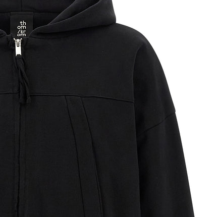 Thom Krom Black Cotton Sweatshirt