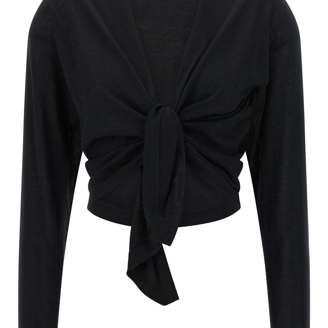 Dolce & Gabbana Black Cashmere Cardigan