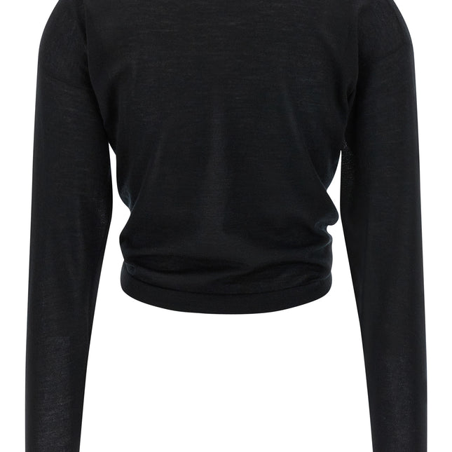 Dolce & Gabbana Black Cashmere Cardigan