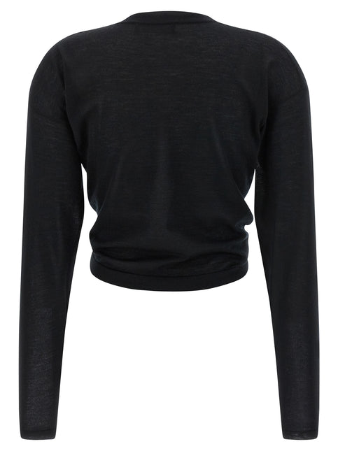 Dolce & Gabbana Black Cashmere Cardigan
