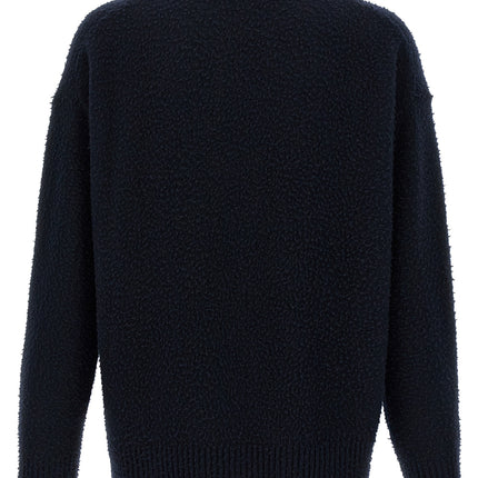 Roberto Collina Blue Merino Wool Cardigan