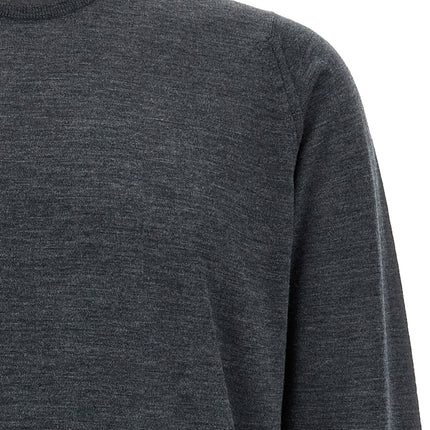 JOHN SMEDLEY Gray Merino Wool Cardigan