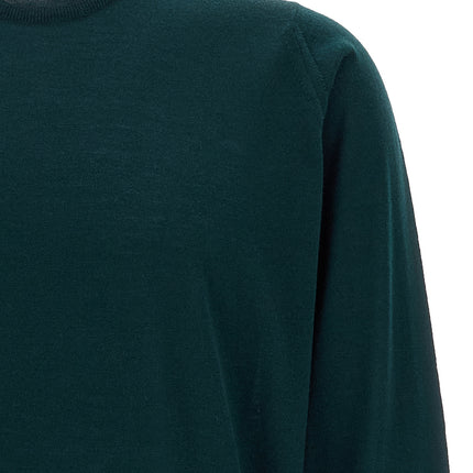 JOHN SMEDLEY Bicolor Merino Wool Cardigan