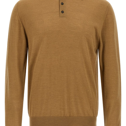 ZANONE Beige Cashmere Polo Shirt