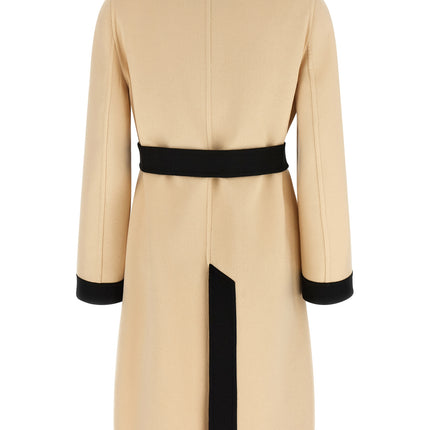 Valentino Garavani Beige Virgin Wool Coat