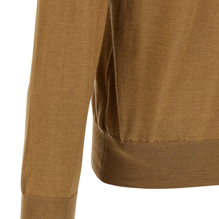 ZANONE Beige Cashmere Polo Shirt