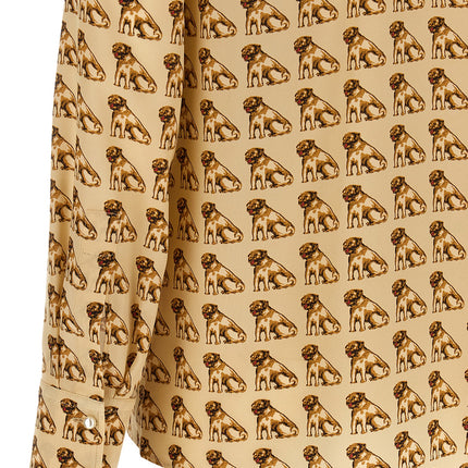 Valentino Garavani Beige Silk Blouse