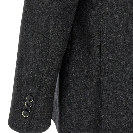 BARENA Gray Virgin Wool Blazer