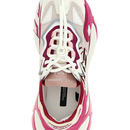 Dolce & Gabbana Fuchsia Viscose Athletic Sneakers