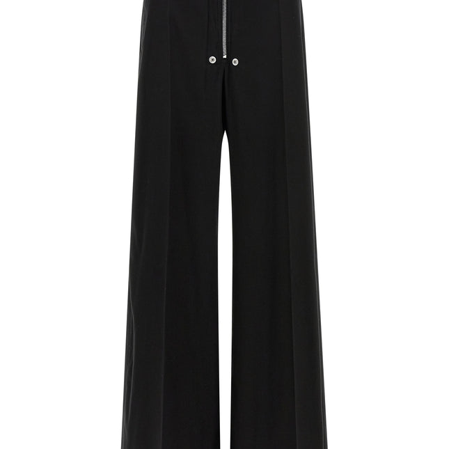 Rick Owens Black Cotton Pants