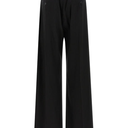 Rick Owens Black Cotton Pants