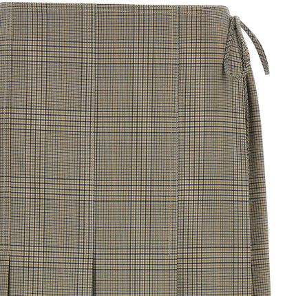 Marni Gray Polyester Midi Skirt