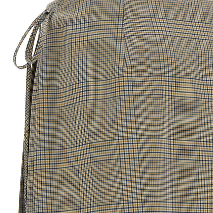 Marni Gray Polyester Midi Skirt